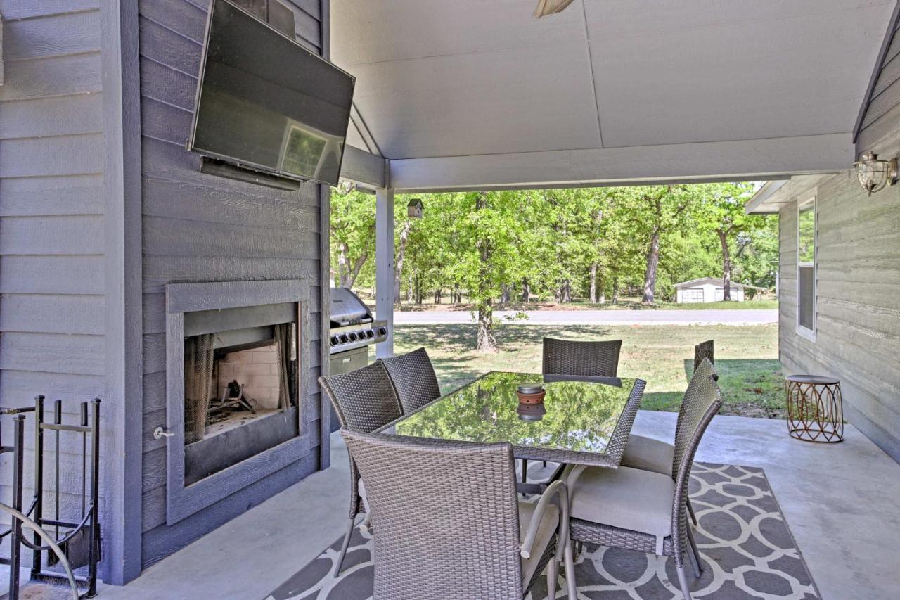 Modern Retreat With Gas Grill - Walk To Lake Texoma! Kingston Esterno foto